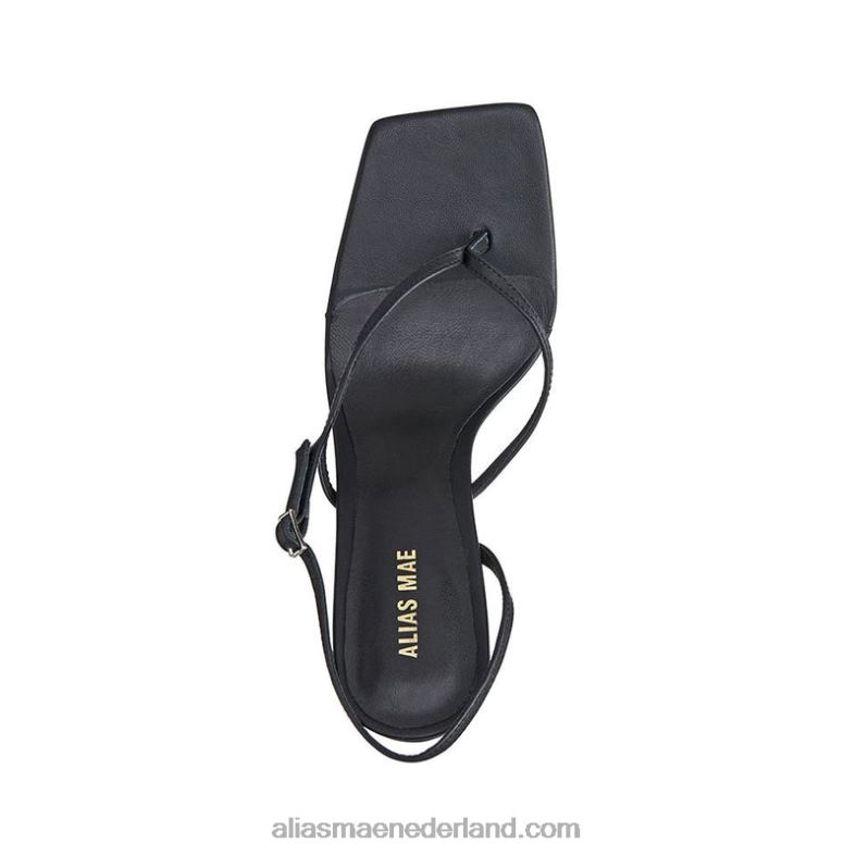 Alias Mae waikiki DNT8D75 zwart leer