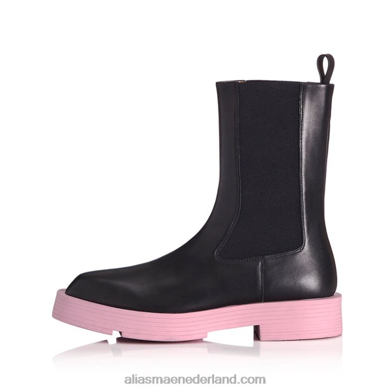 Alias Mae noch ik DNT8D183 zwart/roze leer
