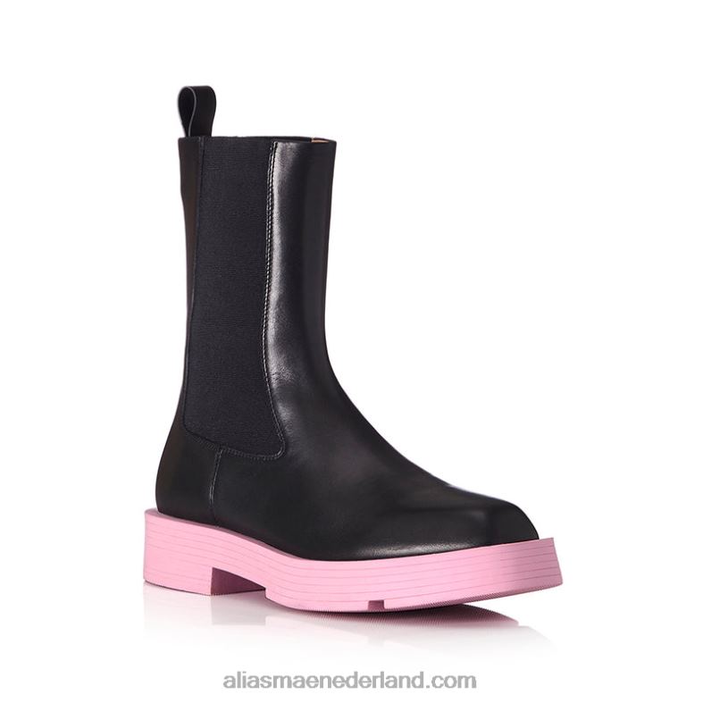 Alias Mae noch ik DNT8D183 zwart/roze leer