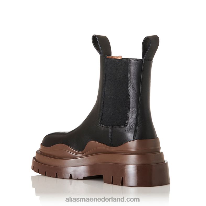 Alias Mae pixie DNT8D213 zwart/koffie leer