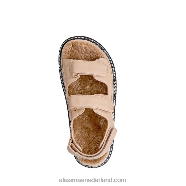 Alias Mae pascoe DNT8D174 natuurlijk leer/schapenleer