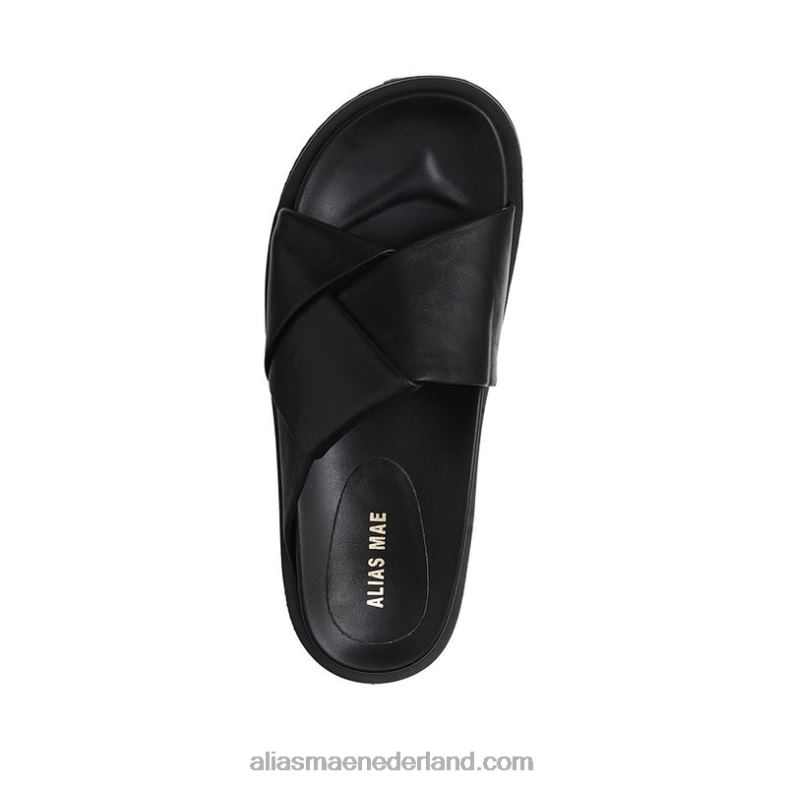 Alias Mae solaris DNT8D165 zwart leer