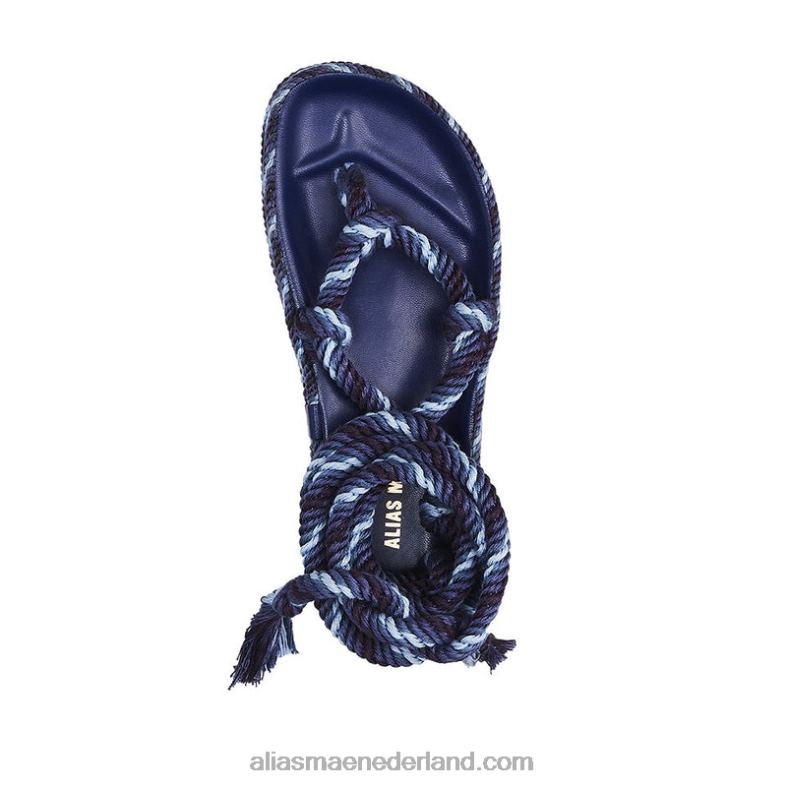 Alias Mae wonder DNT8D159 blauw multi leer